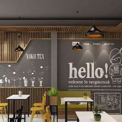 Thiết kế - Thi công quán trà sữa anh Huân - Tân Bình - HCM